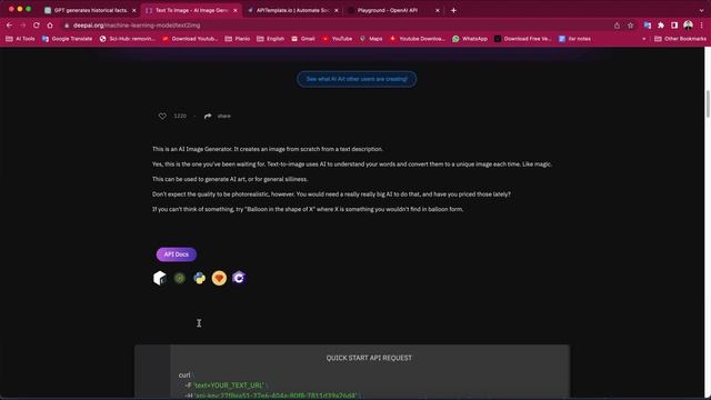 A Simple Automatic Content Creator | ChatGPT + DeepAI + Python смотреть онлайн