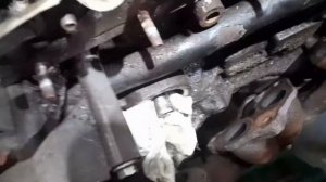 Замена штуцера масляного фильтра Renault logan/sandero с двигателем k7j