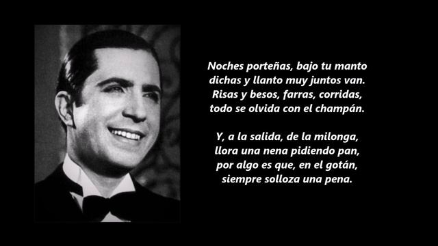 CARLOS GARDEL - BUENOS AIRES - TANGO CON LETRA DETALLADA