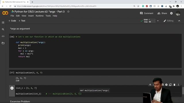 Lecture 62 - *args (star operator) as argument | #Python for Oil and Gas смотреть онлайн