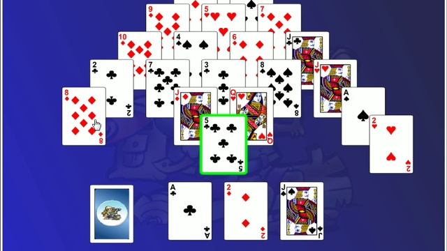 Pyramid Solitaire Deluxe - Free Online Game смотреть онлайн