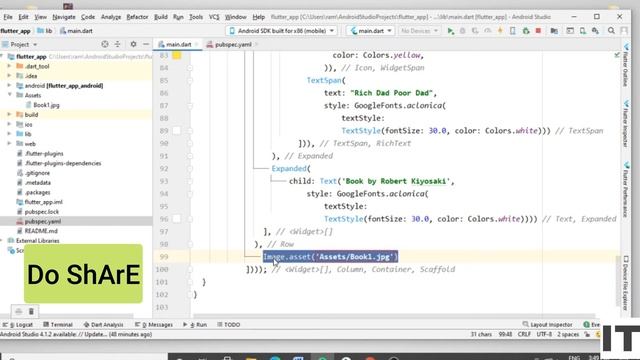 How to implement Image Widget using image.asset |Image Widget |Flutter Tutorial 2021 смотреть онлайн