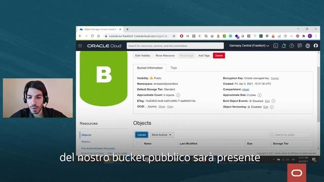 Come lanciare un Sito Web statico con Object Storage su Oracle Cloud смотреть онлайн