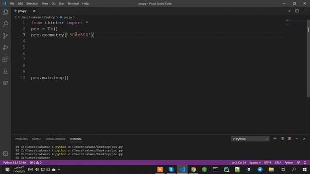 كورس python tkinter كامل : بايثون تكنتر : درس 4 : التحكم بالنافذة الابعاد geometry смотреть онлайн