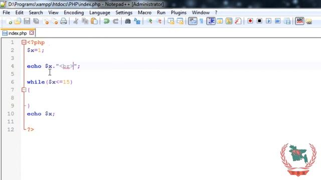 Learn PHP Class 7 (Loop #1) ( Bangla ) смотреть онлайн