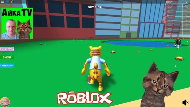 СИМУЛЯТОР ОБЖОРЫ. Eating Simulator. Роблокс. смотреть онлайн
