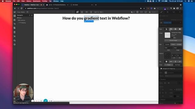 How do you gradient text in Webflow? смотреть онлайн