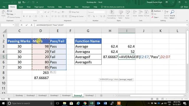 How to Use Average, Averagea, Averageif, Averageifs Function in excel смотреть онлайн