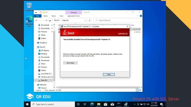 Tutorial Install Java JDK (Java Development Kit) - Preparation Java Web (QR Edu) смотреть онлайн