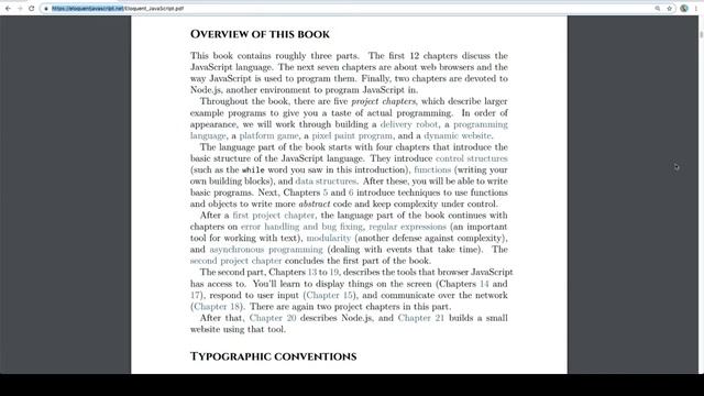 Eloquent JavaScript Read-Along - Introduction - 006 - Overview Of This Book смотреть онлайн