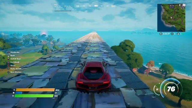 Fortnite : Ferrari Or IO Car? Speed test смотреть онлайн