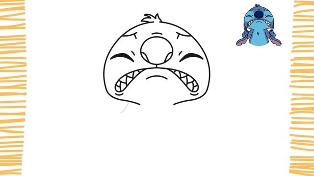 How to Draw STRESSED STITCH I Easy смотреть онлайн