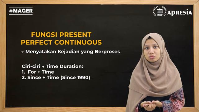 UDAH TAU BELUM ADA TENSE "PRESENT PERFECT CONTINUOUS"? смотреть онлайн