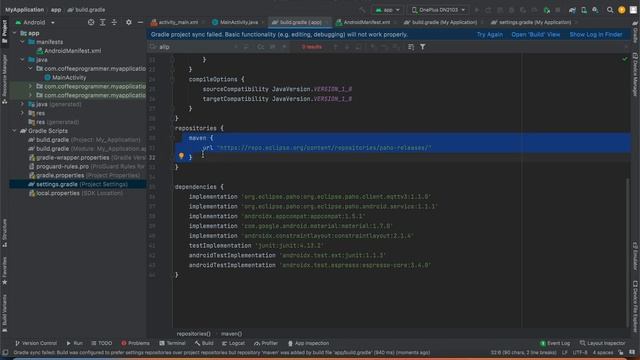 Build Was Configured To Prefer Settings Repositories Over Project Repositories But Repository 'mave