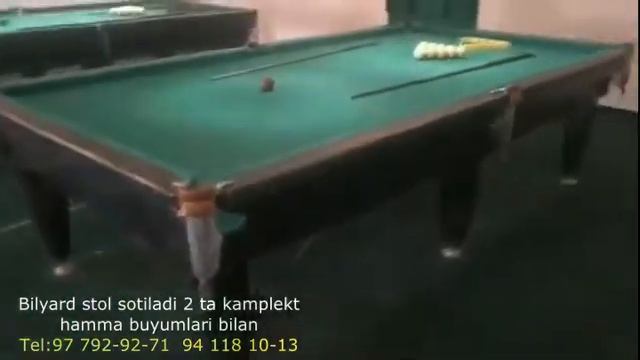 2 Ta Bilyard Stollari Sotiladi