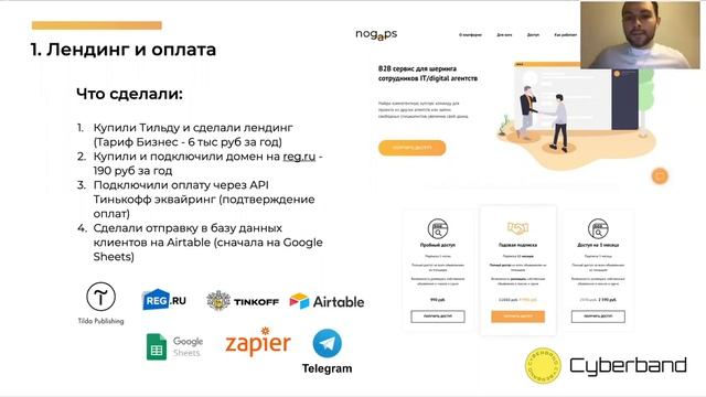Как создать маркетплейс за 10 дней и 100$. Кейс NoGaps | CyberBand смотреть онлайн