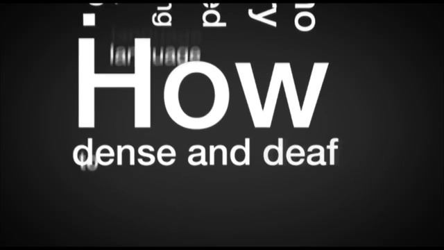 Stephen Fry Kinetic Typography - Language