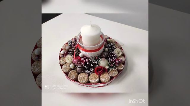 Новогодний подсвечник из пробок смотреть онлайн