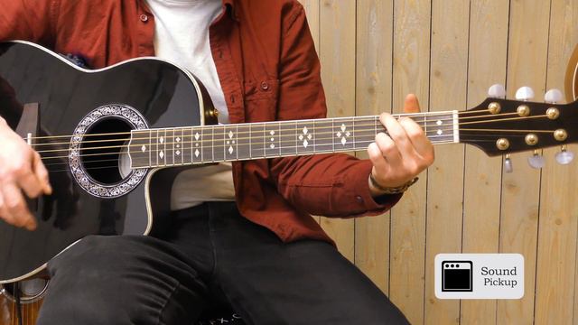 Santana OV-90 CWEQ HG acoustic guitar with pickup смотреть онлайн