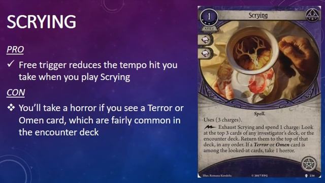 Arkham Horror LCG - The Pallid Mask Mystic Card Review смотреть онлайн