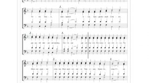 🎼 Тропарь воскресный, Глас 1 (альт) Камени запечатану от иудей...