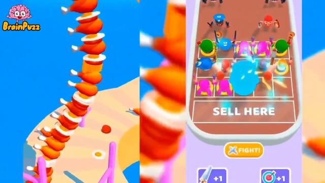 Sandwich Runner & Most Funny Mobile Games Gameplay ? Sandwich Runner Games Battle ???