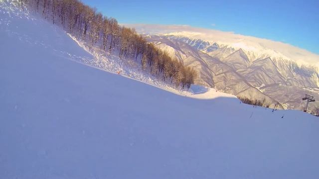 Сочи, Красная Поляна, Роза Хутор - Сноуборд, Горные лыжи. Часть 3. Sochi.