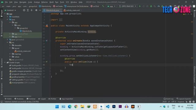 How to use setOnClickListener in ConstraintLayout Group - 2022 смотреть онлайн