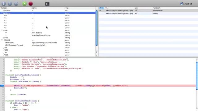 Xdebug com MacGDBp смотреть онлайн