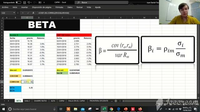 ¿Que es la BETA en Finanzas? Administración de Inversiones. Riesgo de Mercado. Fórmula de BETA. смотреть онлайн