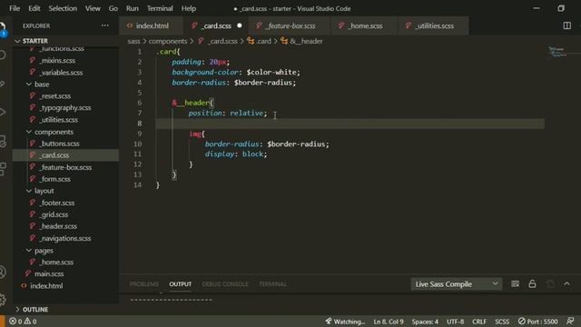 SASS 25-dars. Saytning explore qismini yasash смотреть онлайн