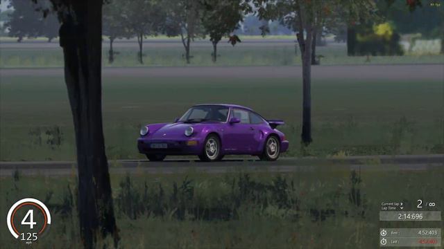 Assetto Corsa MNBA Porsche 911 Turbo 964 at Marshland Farms смотреть онлайн