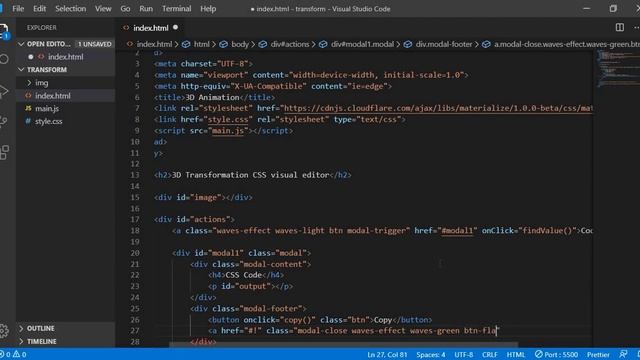 [HINDI] #02 - CSS 3D TRANSFORMATION VISUAL EDITOR - HTML CODE смотреть онлайн