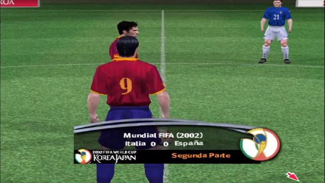 "Italy vs Spain" - FIFA World Cup 2002 FIFA 2002 Gameplay смотреть онлайн