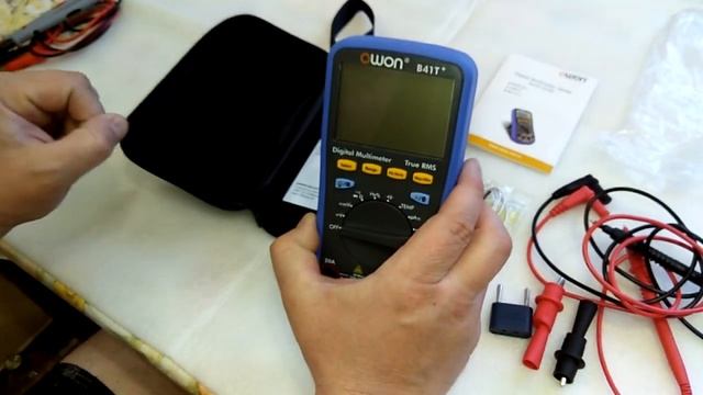 Оригинальный мультиметр Owon B41T+ смотреть онлайн