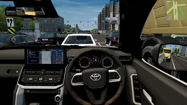 New Toyota Land Cruiser Driving - City Car Driving Simulator 2022 #2 -Logitech G29 Gameplay смотреть онлайн