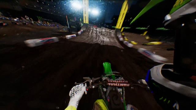 Monster Energy Supercross Game - GoPro Cam - Xbox One X Gameplay 4k смотреть онлайн