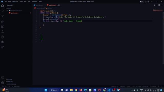 How To Make Semi-Pyramid In Java? | Pattern Printing Java | Code Is Fun смотреть онлайн