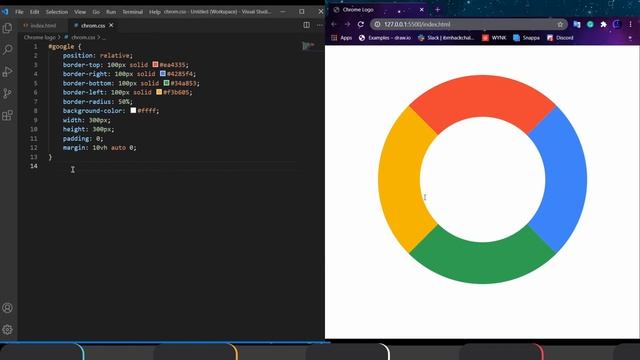How to create google logo using CSS | Pure CSS Logo Tutorial | Single HTML Div | #alleshivasai #htm смотреть онлайн