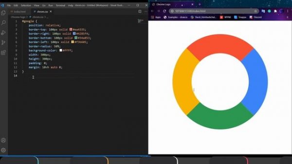How to create google logo using CSS | Pure CSS Logo Tutorial | Single HTML Div | #alleshivasai #htm