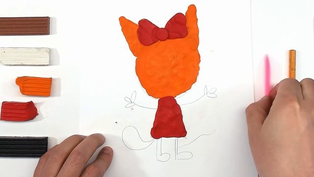 Лепим КАРАМЕЛЬКУ / Видео лепка для детей из Пластилина смотреть онлайн