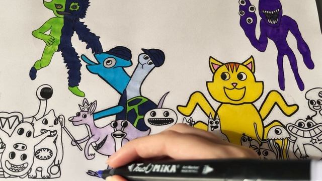 Garten Of Banban 4 Coloring Pages / How to color New Monsters / BEAUZ - Illusion [NCS Release] смотреть онлайн