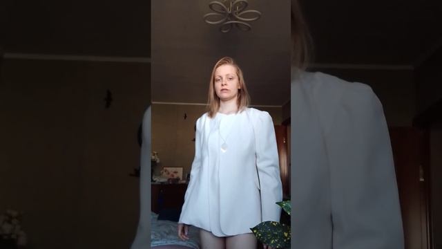 Белый жакет, мой любимый цвет, мой любимый размер 🤗😄 смотреть онлайн