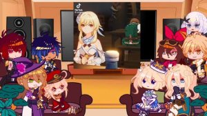 🍾Genshin Impact React to : Venti/Barbatos || Venti Angst || Mondstadt ! Gacha Club !