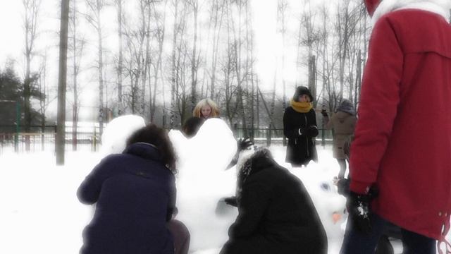 3-й фестиваль снежных скльптур в Вилейском колледже смотреть онлайн