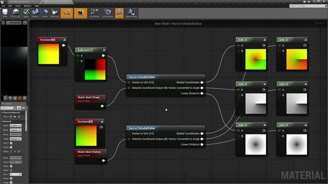 Material Vector To Radial Value in Unreal Engine 4 смотреть онлайн