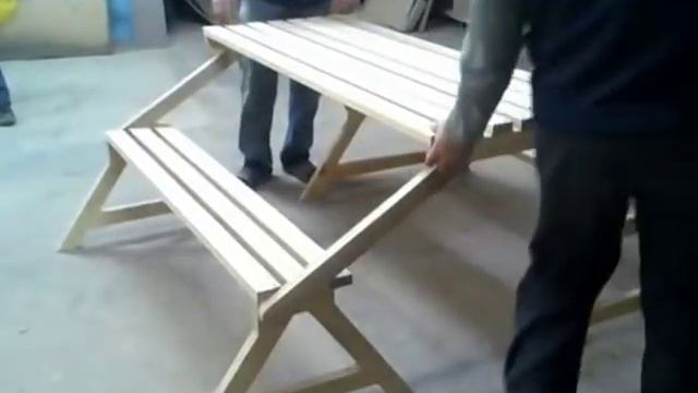 Скамейка-трансформер (bench-transformer) смотреть онлайн