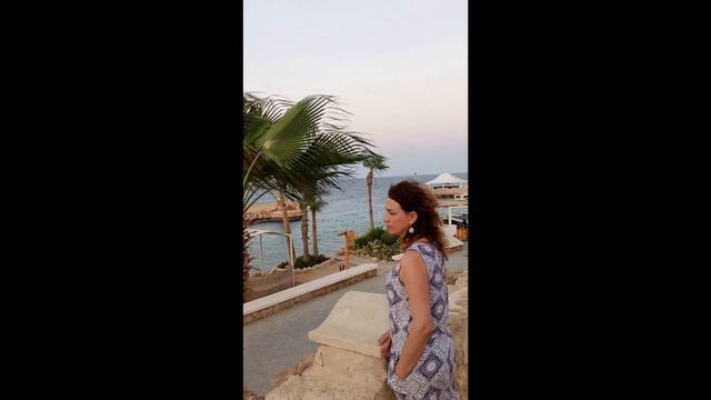Albatros Citadel Resort (Хургада): вечерняя прогулка по территории отеля смотреть онлайн