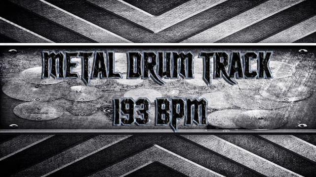 Metal Drum Track 193 BPM (HQ,HD) смотреть онлайн