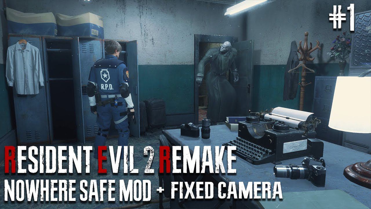 Resident Evil 2 Remake ►Nowhere Safe MOD +Fix Camera► (Leon B - Hardcore) #1 смотреть онлайн
